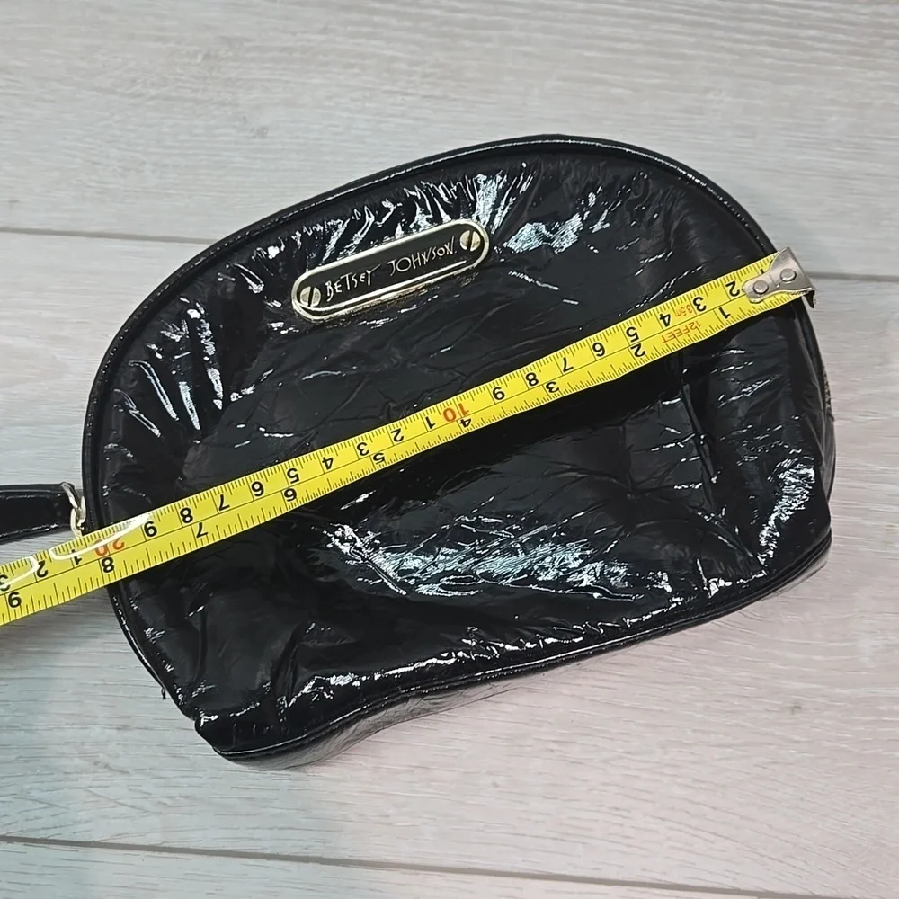 Betsey Johnson Black Women's Travel Cosmrtic Mini Bag